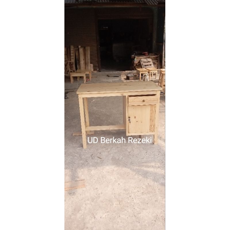 meja kantor, meja rumah kayu jati belanda