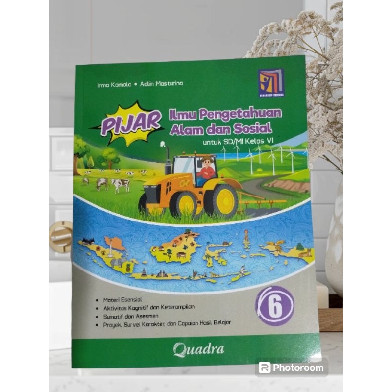 ORI buku teks PIJAR IPAS kelas 6 penerbit QUADRA