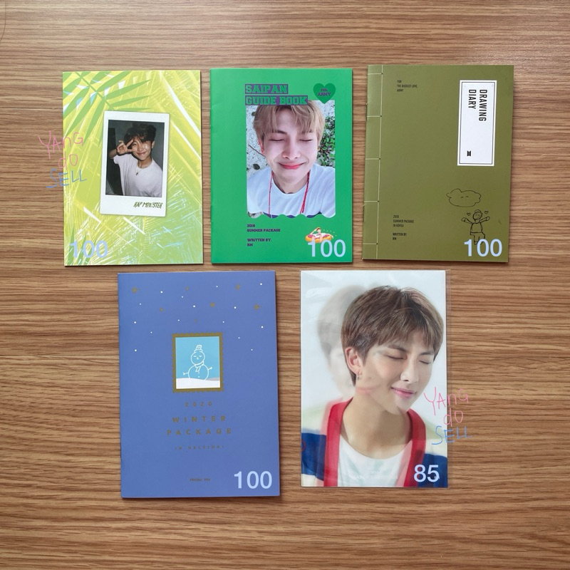 BTS RM Namjoon Official book - LYS concert Summer package 17 18 19 winter package & season greetings