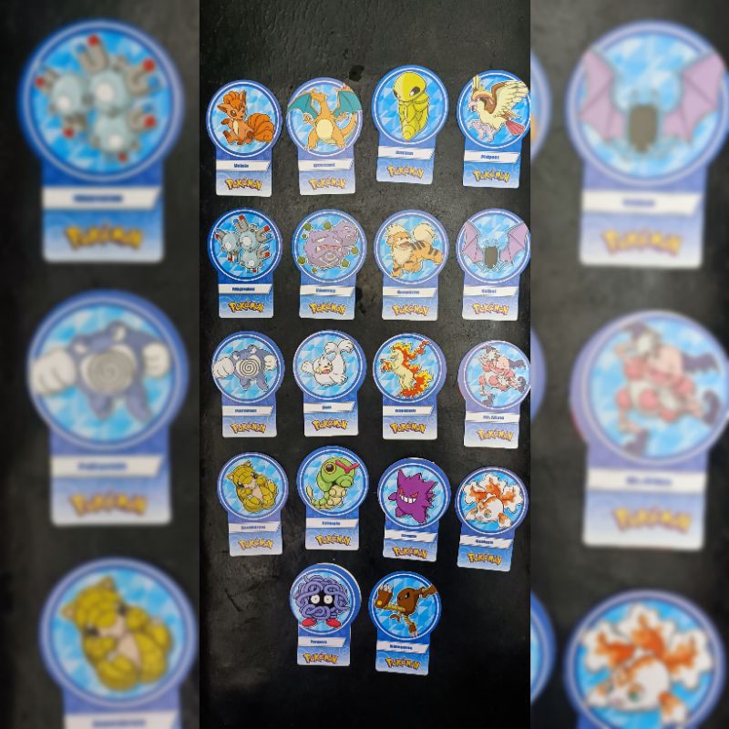 Kartu Choki Choki Pokemon Biru