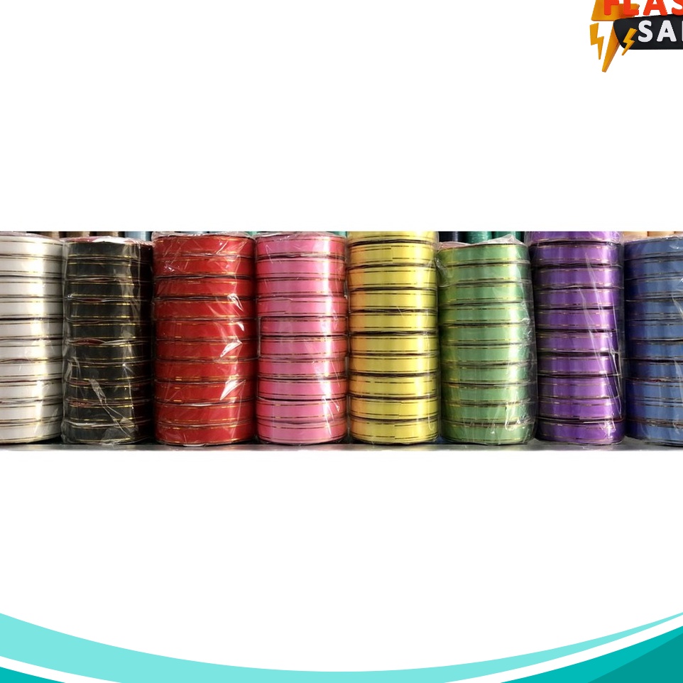 

TERBARU Pita Kado Lis Emas 34 Inch isi 1 roll Pita Jepang Lis Emas 2cm Souvenir Ribbon