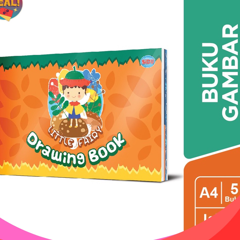 

BONANZA Sidu Buku Gambar Drawing Book A4 5 Buku