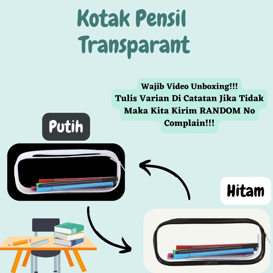 

Kotak Pensil Anak Sekolah 3D Anti Air Tempat Alat Tulis Pencil Box