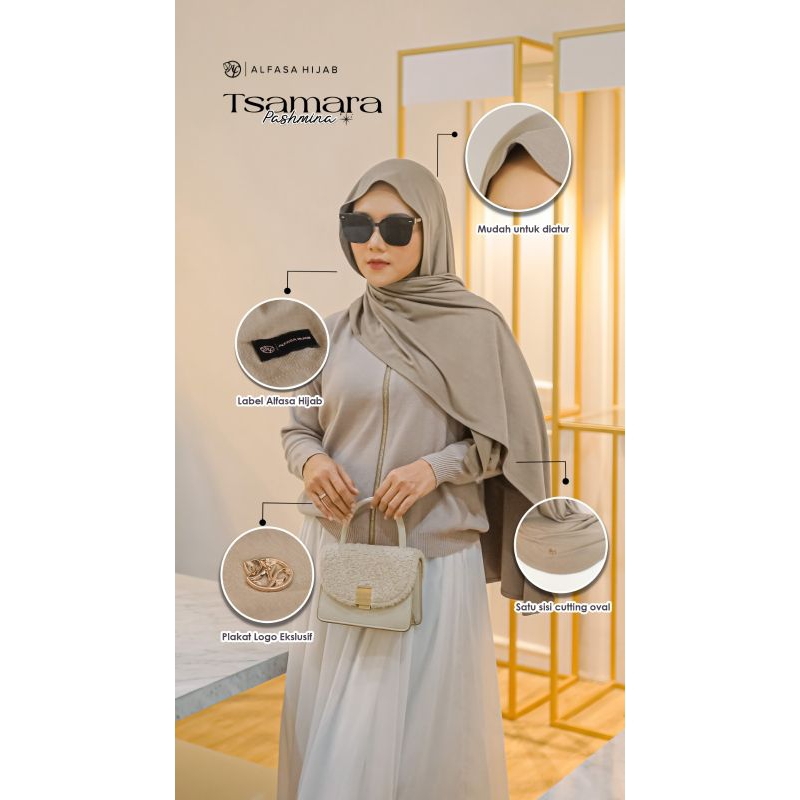 (Promo hijab Alfasa) Tsamara Pashmina by Alfasa Hijab