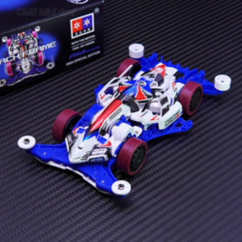 Rep Tamiya mini 4wd merek Daxing Mach Frame Fighting Korea Edition FMA Chassis