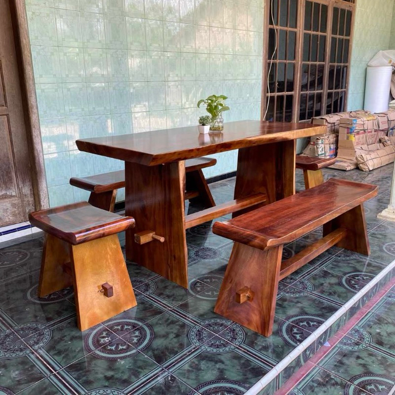 set meja makan trembesi meja makan trembesi jepara