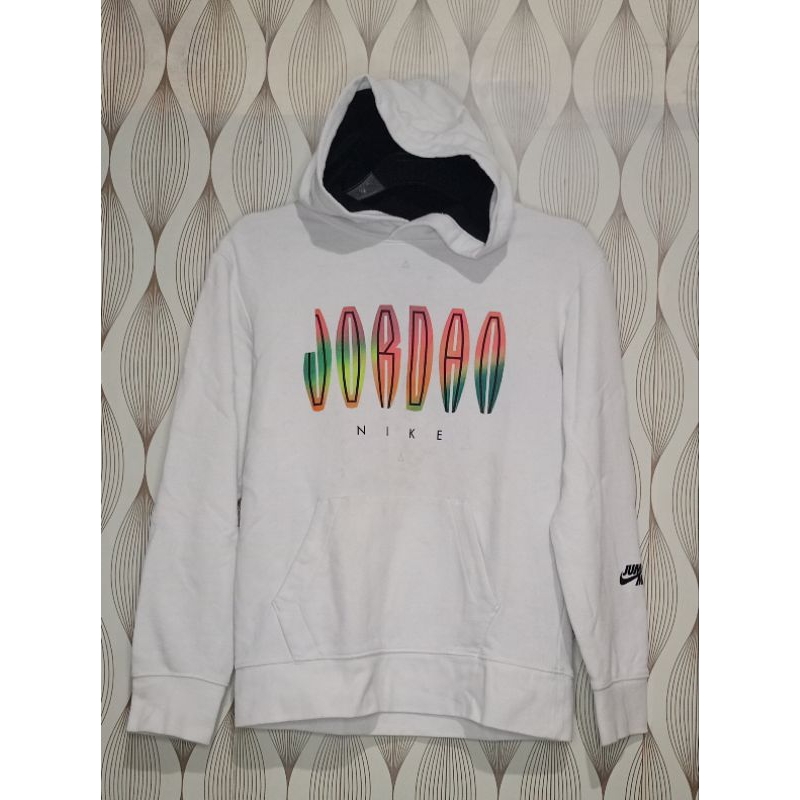 Hoodie Jordan Anak Warna Putih