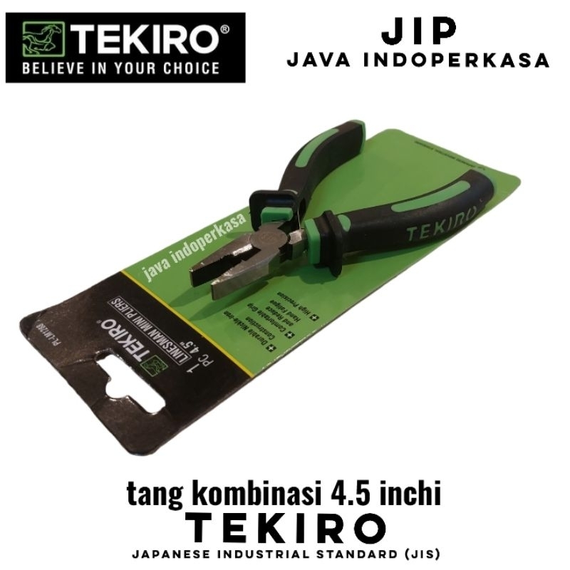 TEKIRO PL-LM1288 Tang tekiro mini 4.5 inch / tang kombinasi kecil / tang mini