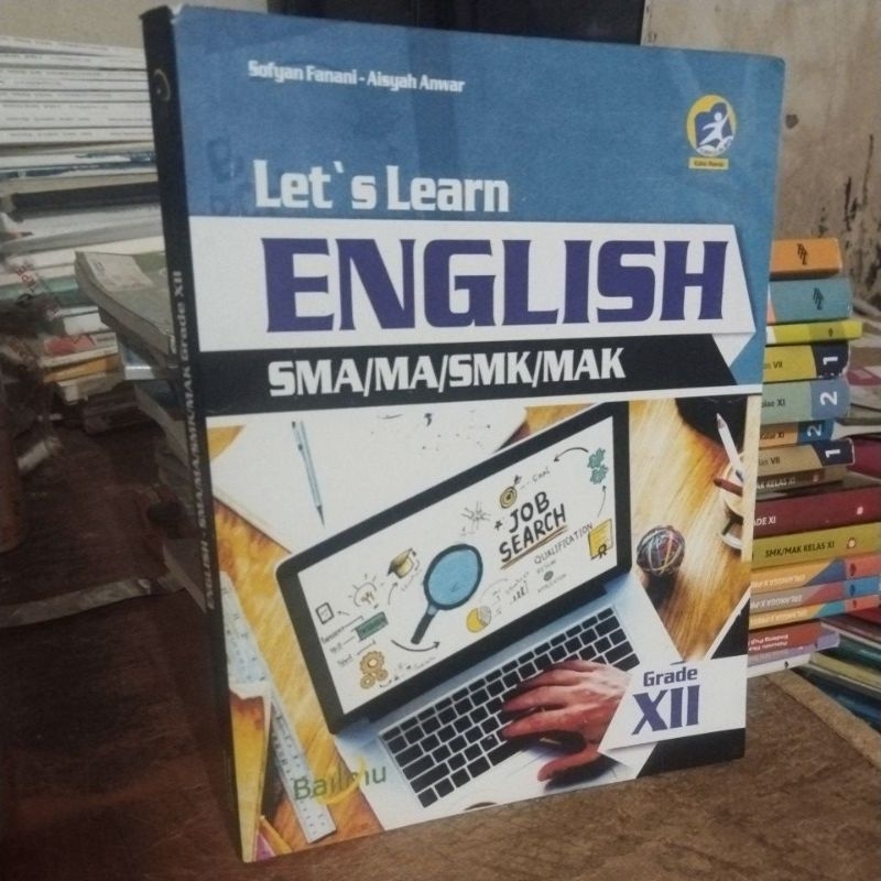 buku bahasa Inggris (English) SMA kelas 3-12 penerbit bailmu