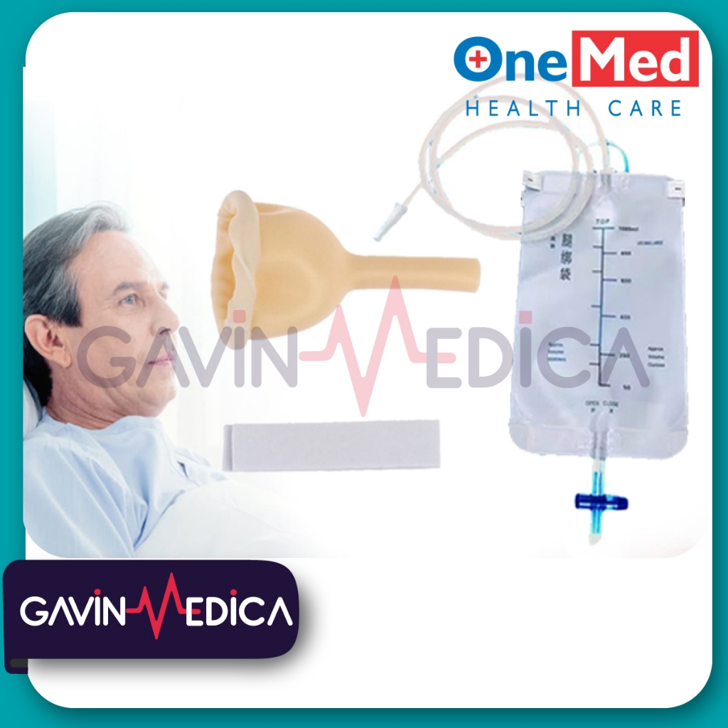 ONEMED Kantong Urin Pria - Kateter Urin Set untuk Pria