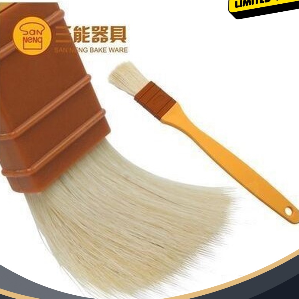 

MAKSIMAL Sanneng SN41194 Pastry Brush Kuas Kue Roti Wool isi 2pcsset