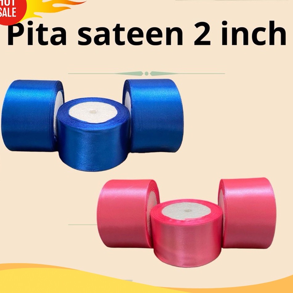 

TERBATAS PITA SATIN 5 CM PITA SATIN 2 INCH PITA KADO 2 YARDS