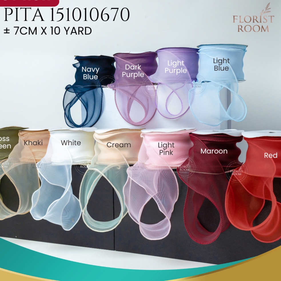 

MEGA Pita 151167 7cm x 1yard Mermaid Ribbon