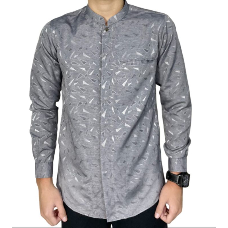 baju koko muslim pria baju koko jaguar sultan motif terbaru