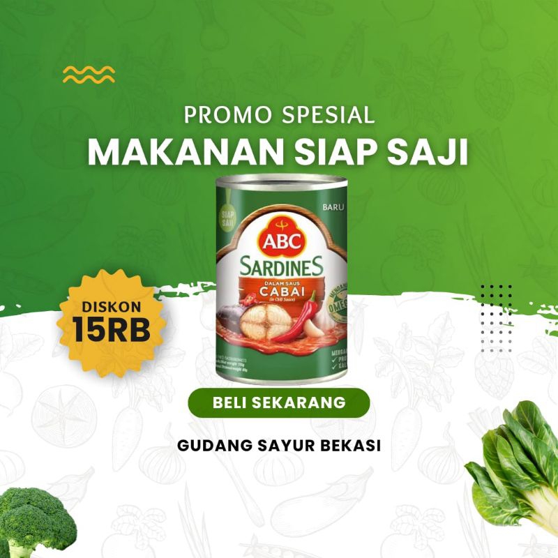 

Sarden ABC Saus Cabai 155 gr