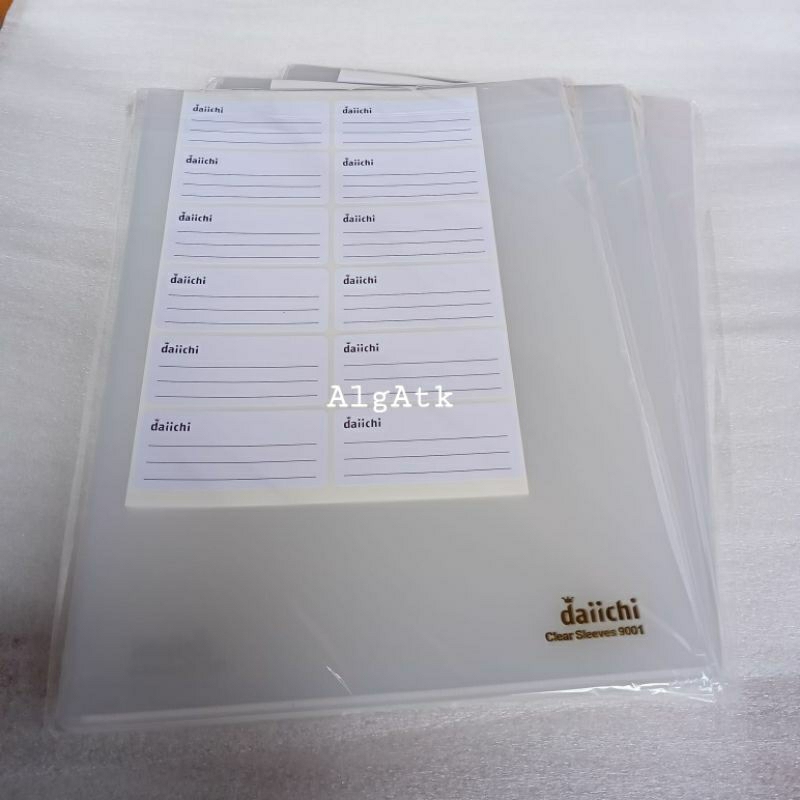 

Clear Sleeves/Map L Daiichi A4 (Isi 12 lembar)