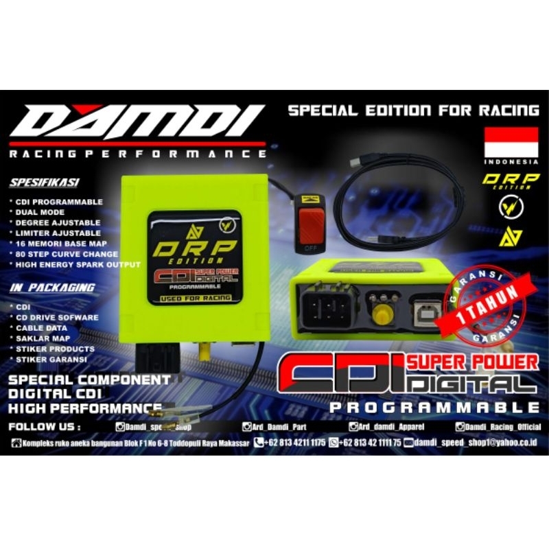 DRP cdi racing balap program Super Power yamaha jupiter z 5tp