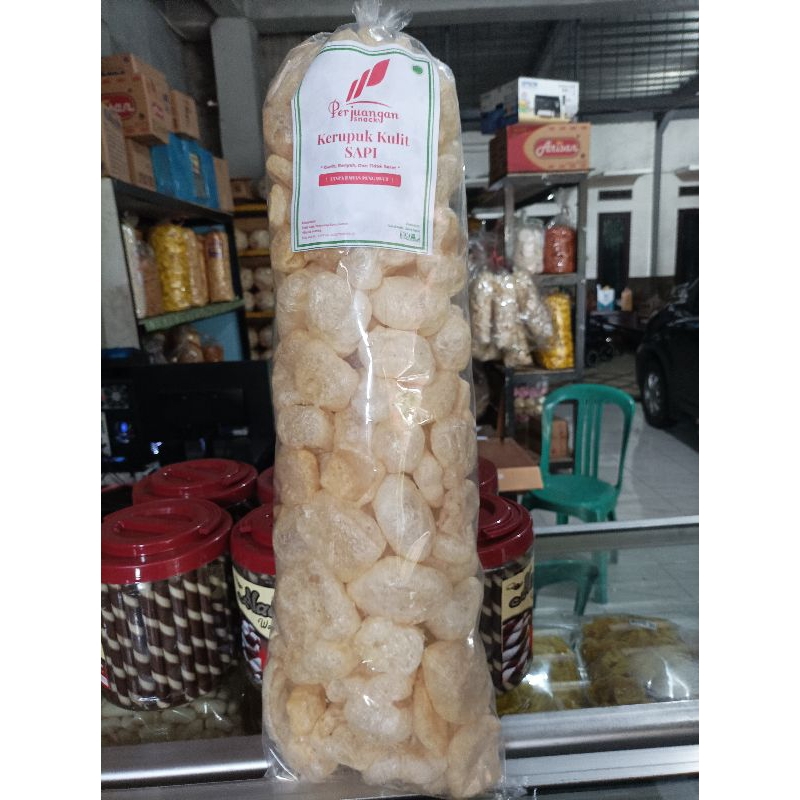 

KERUPUK KULIT 250gr/ DOROKDOK KEMASAN GULING/RAMBAK