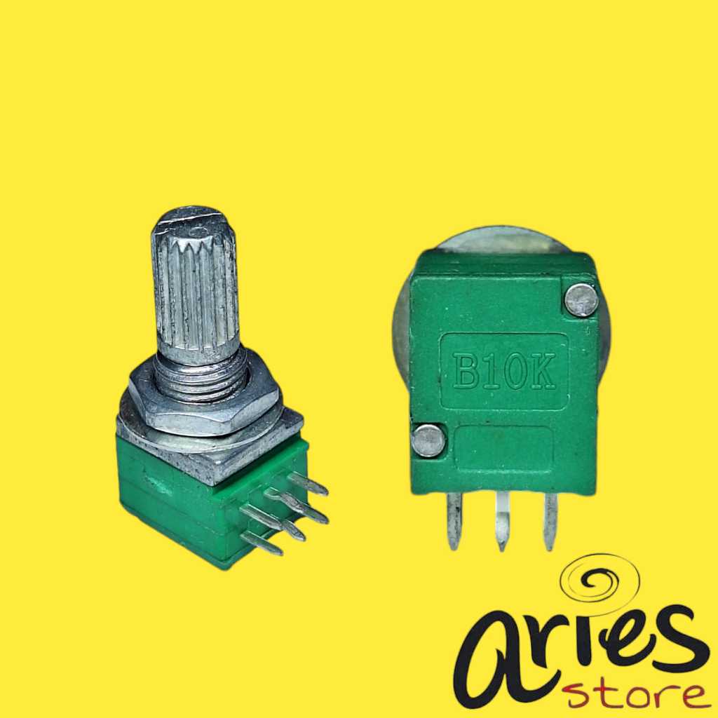 POTENSIO MINI STEREO 10K HIJAU