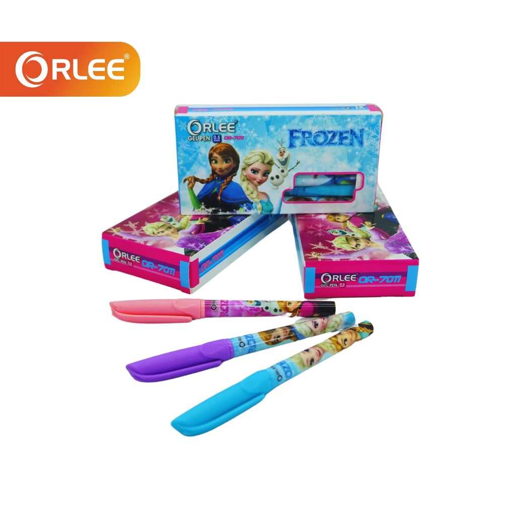 

Bolpoin Orlee gel pen FROZEN / 1 lusin (12pcs) mix random