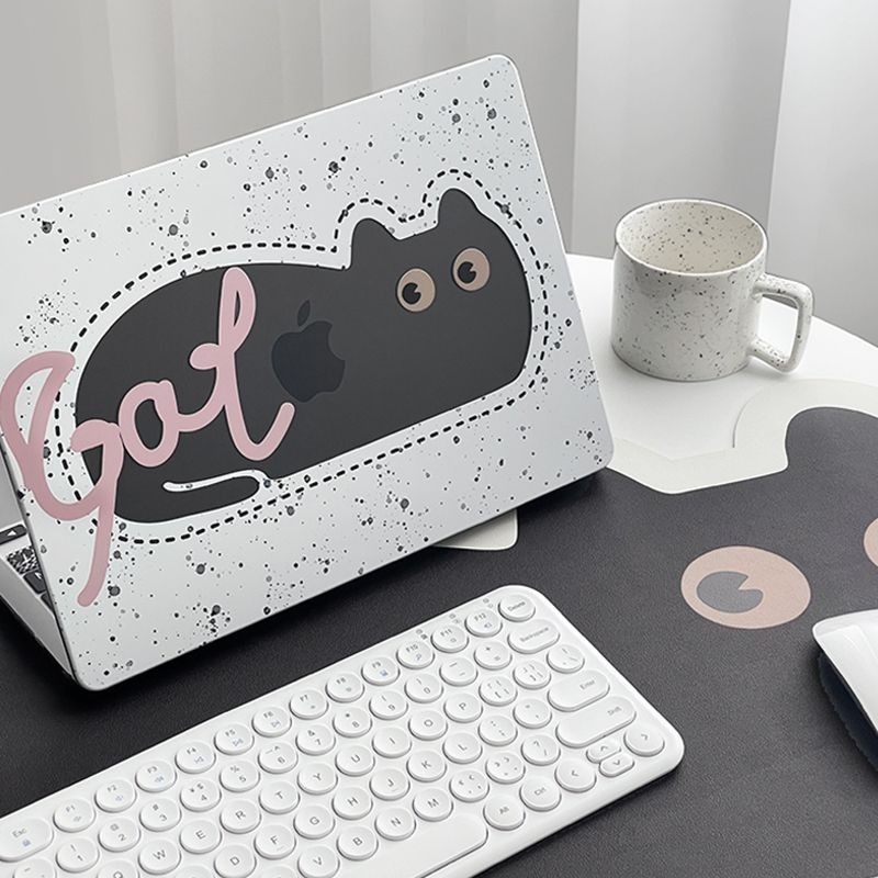 Line cat suitable for MacBook protective case Pro Apple laptop protective case Macbook Air 15 inch