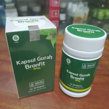 𝐆𝐑𝐀𝐓𝐈𝐒𝐎𝐍𝐆𝐊𝐈𝐑 • Gurah Bronfit 100% Original (ISI 50 KAPSUL) Kemasan Baru Produksi Naturafit R1