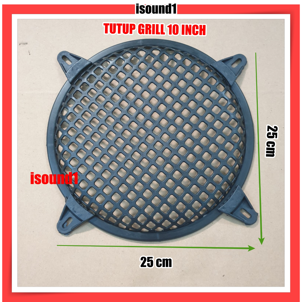 TUTUP GRILL SPEAKER 10 INCH 10INCH RAM SPEAKER BOX 10 IN 10IN PLASTIK