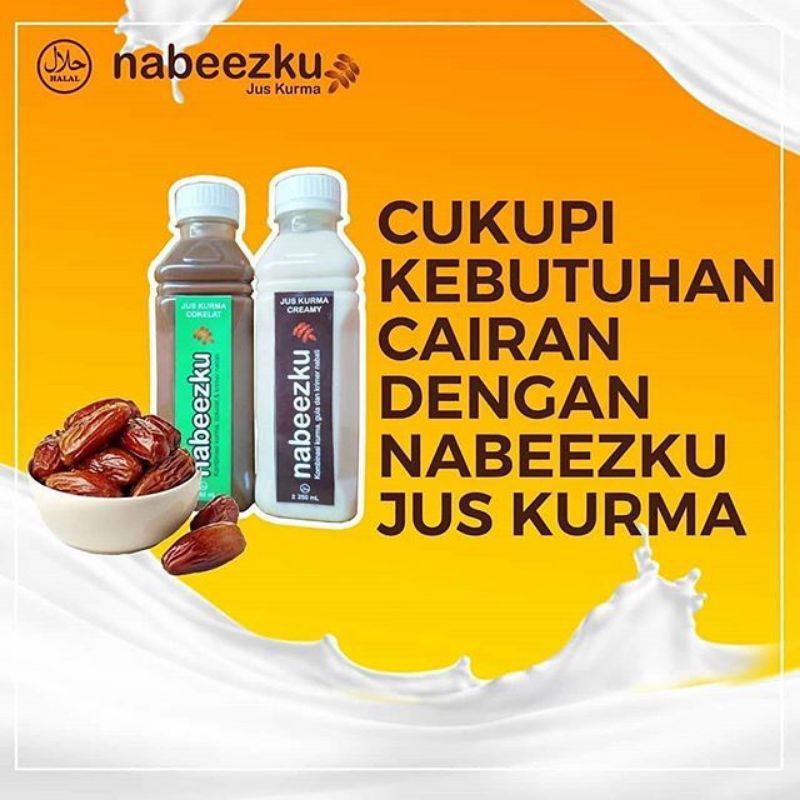 

Nabezku Jus Kurma creamy dan coklat