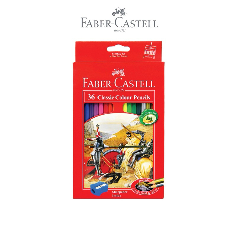 

Faber-Castell Classic Colour Pencil 36 Warna Panjang