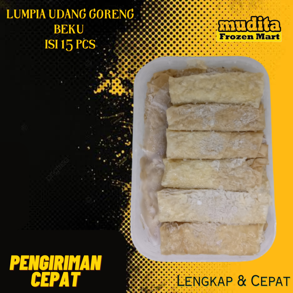 

Lumpia Goreng Udang beku isi 15 Pcs Medan