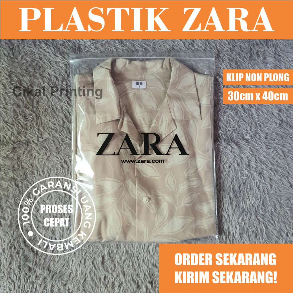 

Isi 50 Pcs, (Size 30 x 38cm) Plastik ZARA No Plong, Plastik ZARA, Kantong ZARA, Plastik H&M, Plastik Uniqlo, Plastik Klippound, Plastik Custom