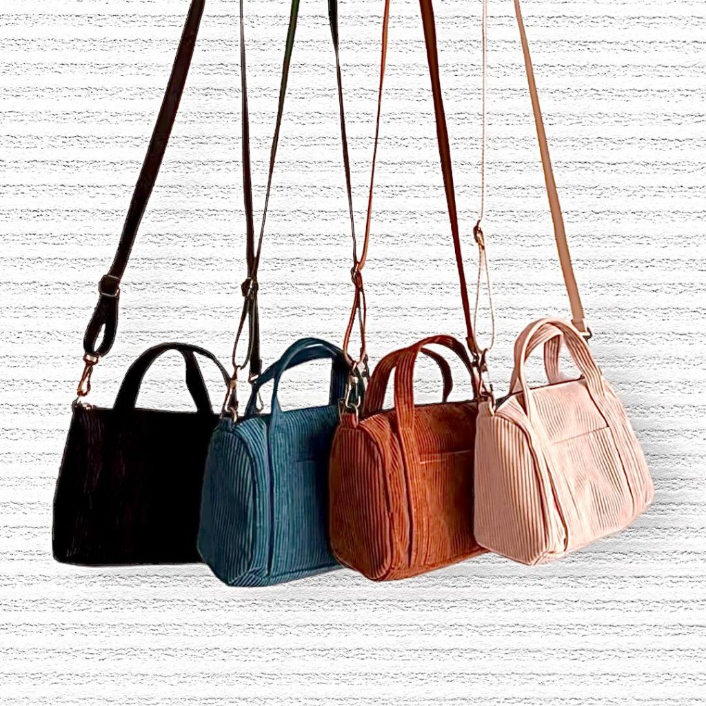 Tas Selempang Wanita Corduroy / Tas Sling Bag Korean corduroy