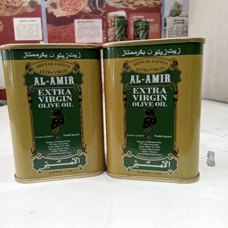

Miyak zaitun AL AMIR 175ml extra virgin olive oil minyak zaitun kaleng SPAIN