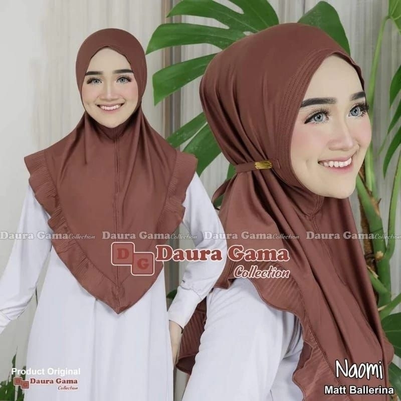 Bergo Instan Non Pad Naomi By Daura Gama