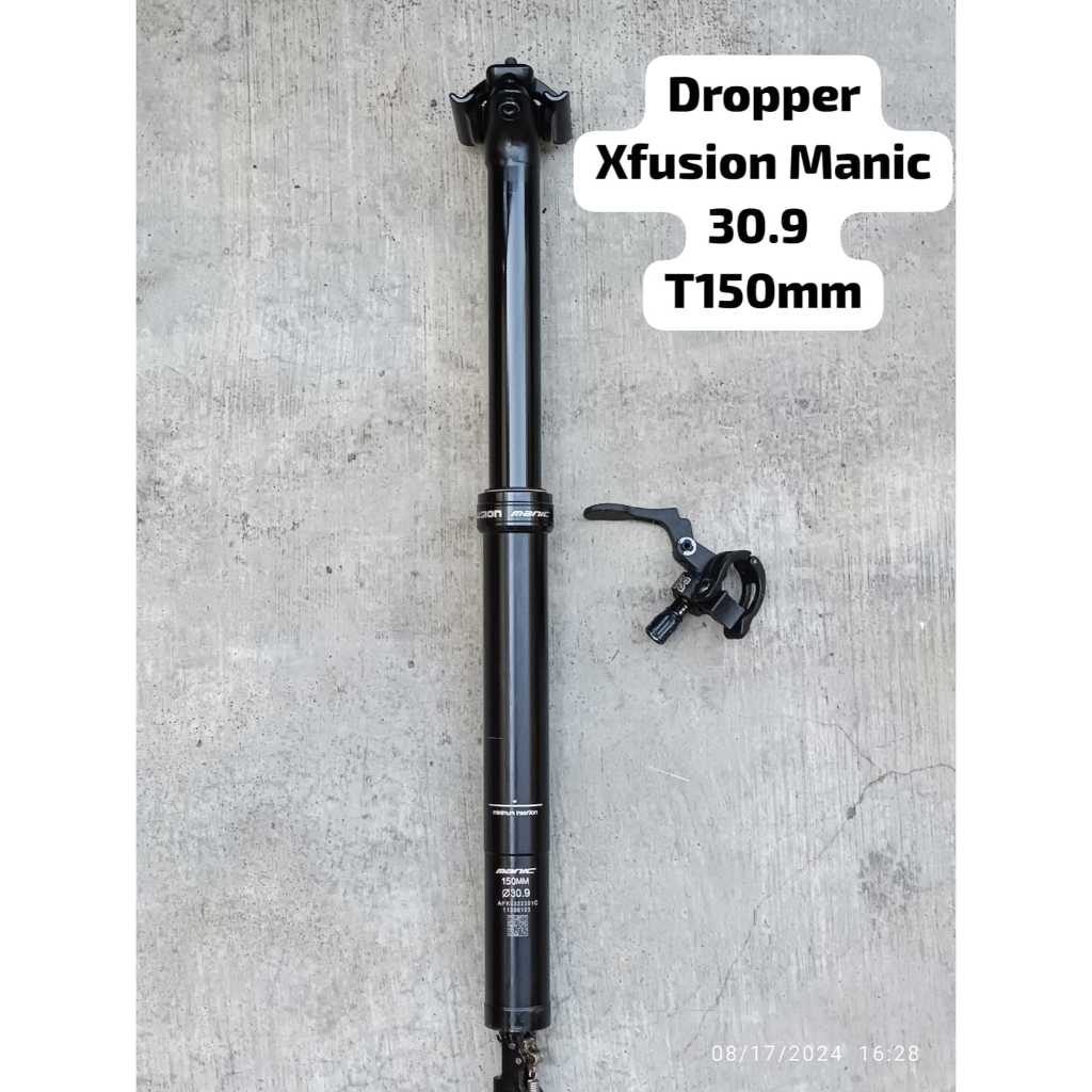 Dropper Seatpost X Fusion Manic 30.9 travel T150 150 hydraulic Xfusion