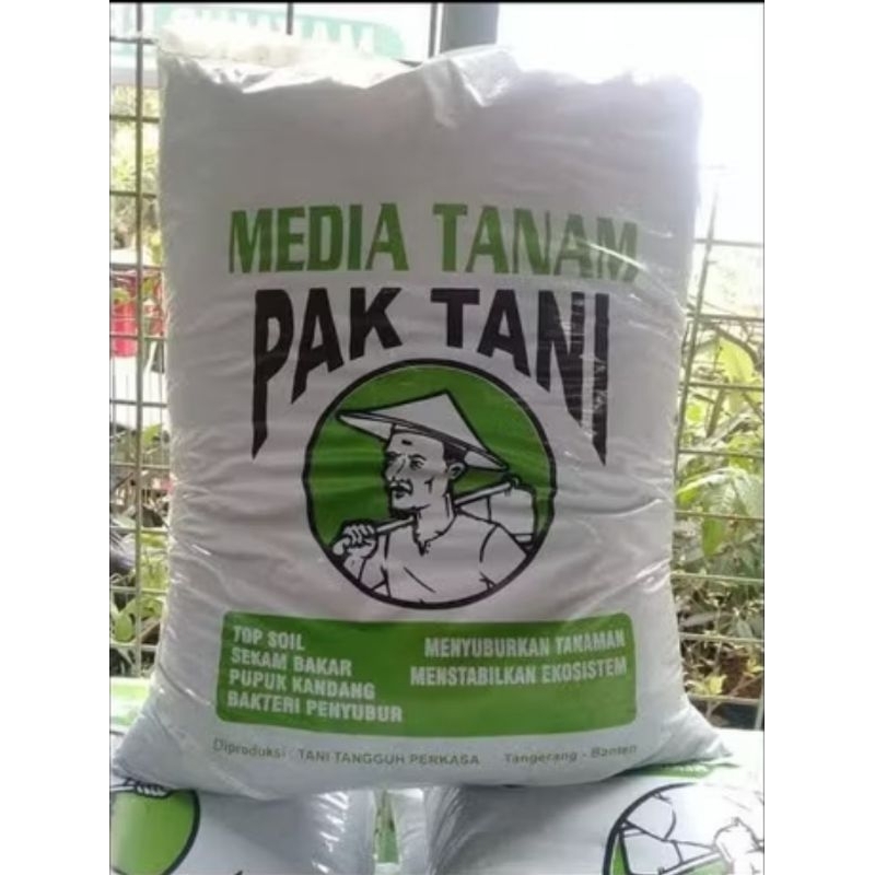 Media Pupuk Kandang Pak Tani 1 karung plastik