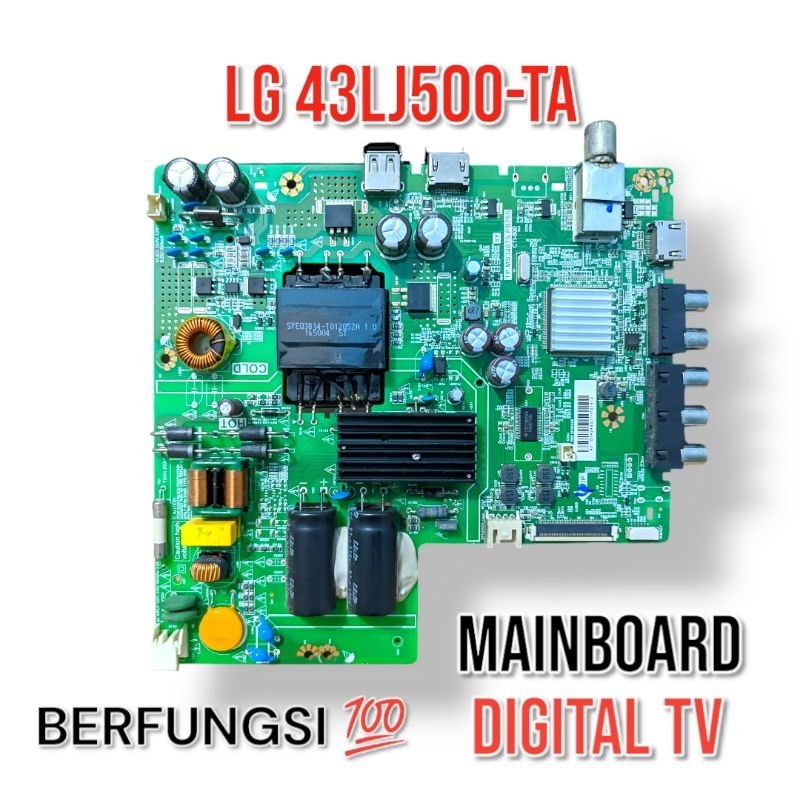 MB - MAINBOARD - MESIN TV LG 43LJ500T - 43LJ500T-TA