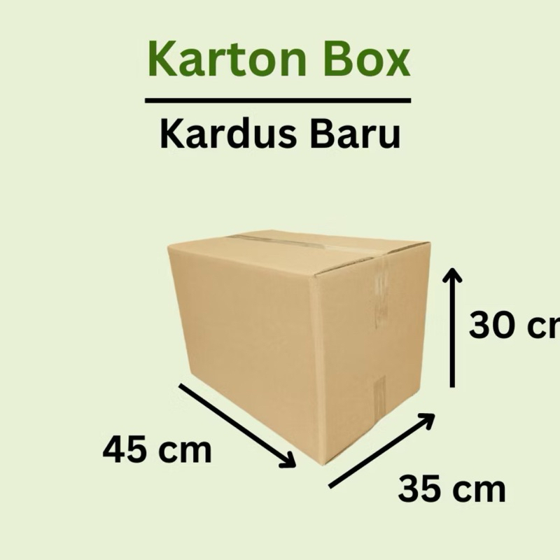 

45x35x30 cm kardus besar packing kemasan kraft karton kotak