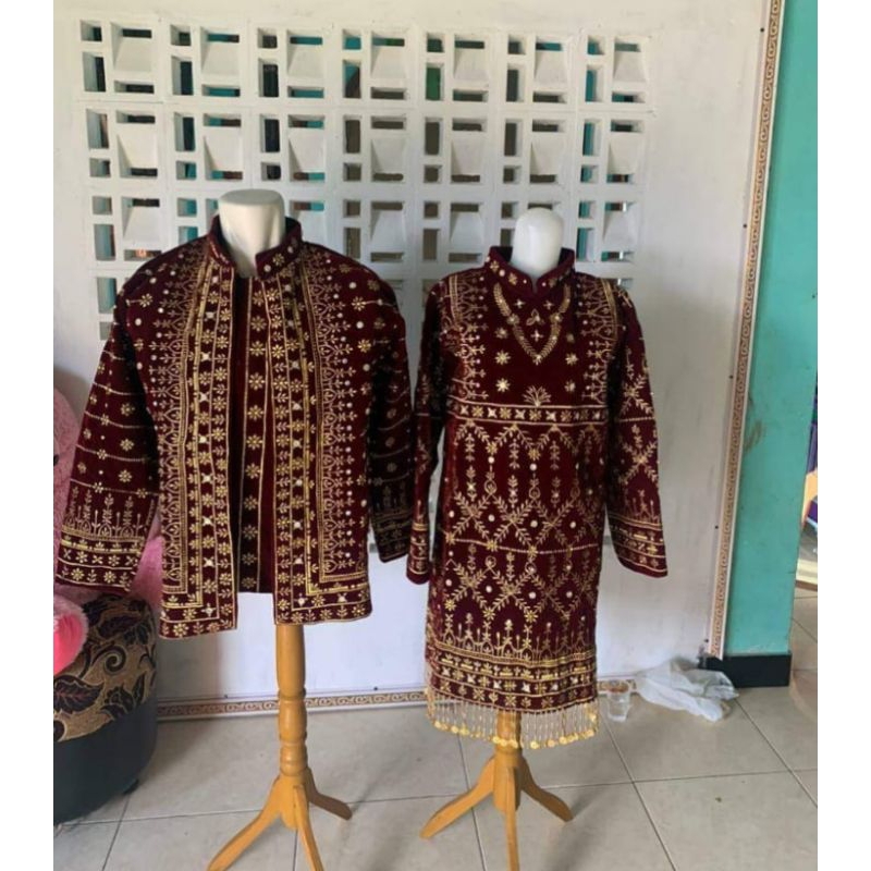 baju pengantin bordir