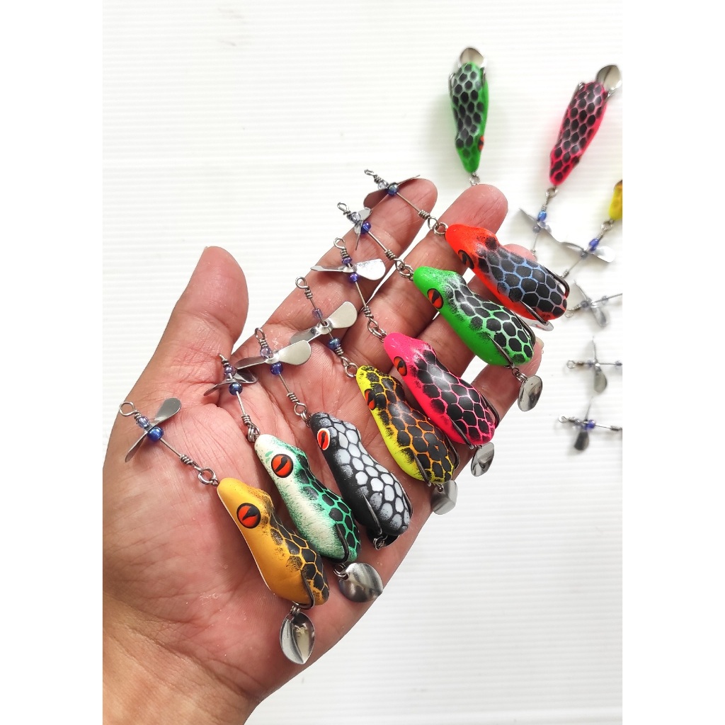 Umpan Soft Frog Propeller Buzzbait Soft Frog