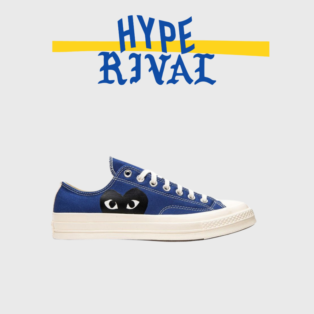 Converse X CDG Low Blue (100% Original)