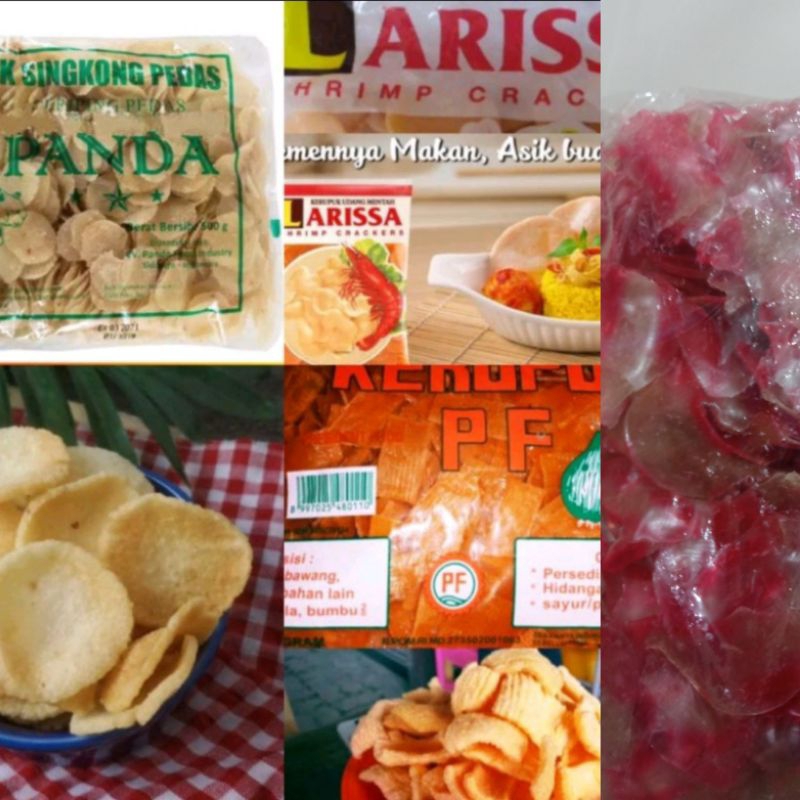 

3 kerupuk Best Seller di Aceh | Kerupuk PF, Panda, Merah putih dan Larissa 500 gram