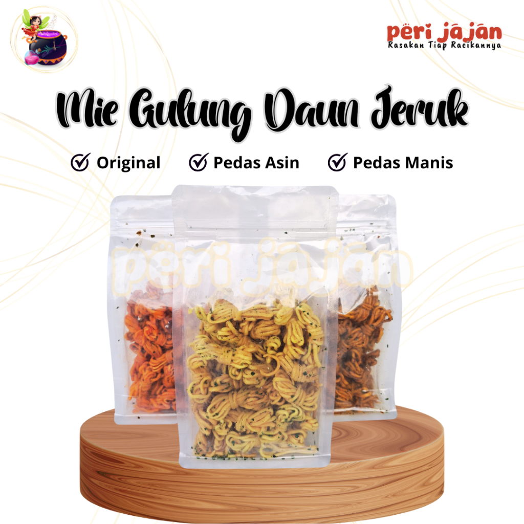 

Mie Gulung Daun Jeruk 50/80/150/250 gram - Peri Jajan