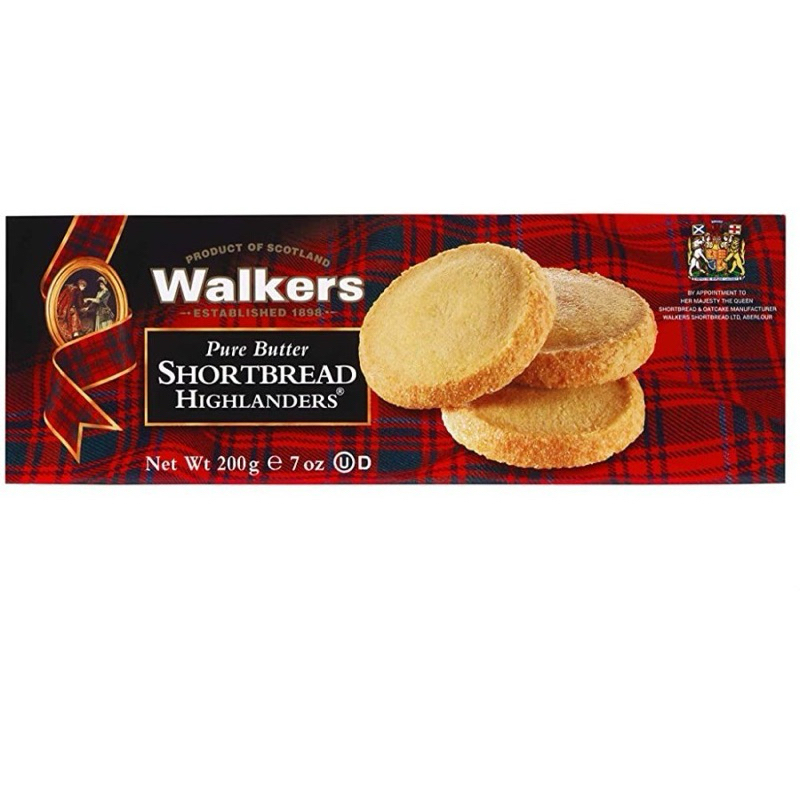 

WALKERS Pure Butter Shortbread Highlanders 200 gr biscuit shortbread import from Scotland