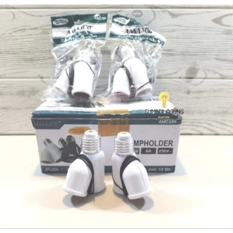 Fitting Gantung Fitting Tarik Fitting Cabang 2 Lampu Amasco