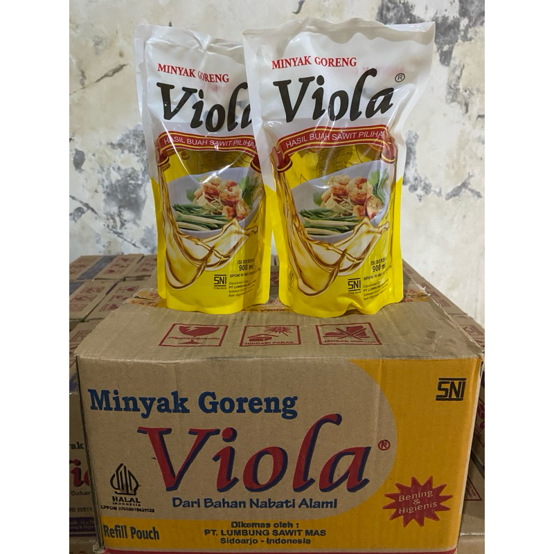 

Minyak Goreng Viola kemasan Pouch 900 ml 1dus