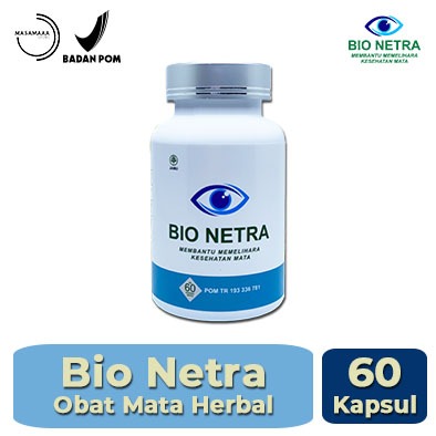 Obat Mata Herbal Bio Netra 60 Kapsul Atasi Katarak Silidner