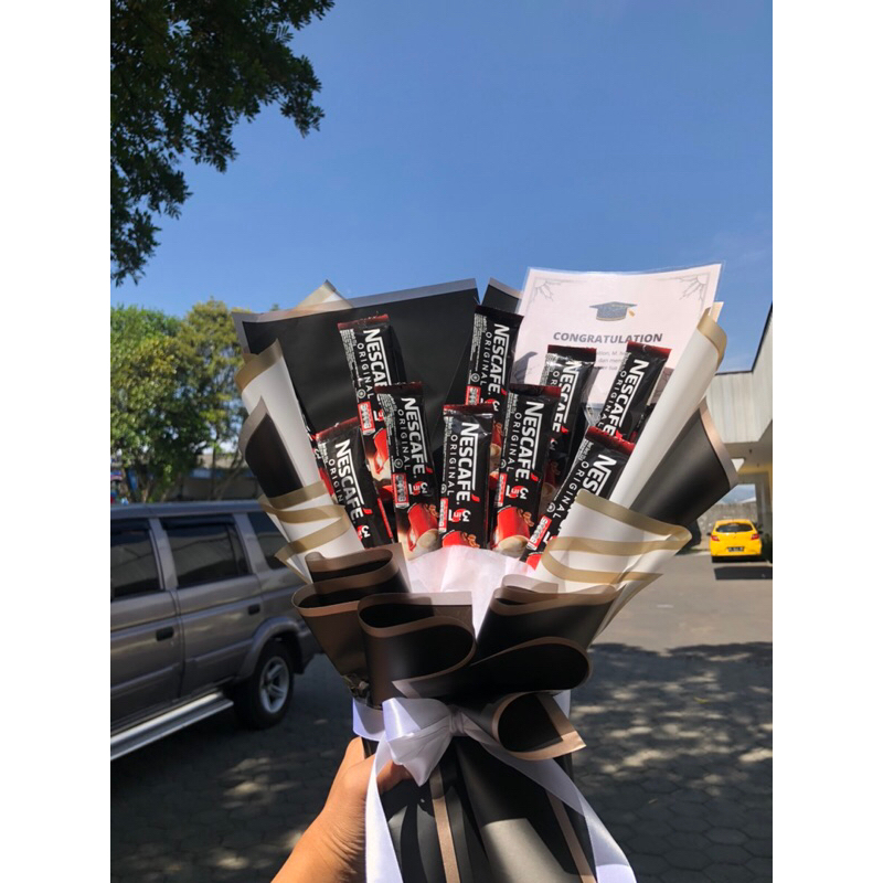 

Bucket Kopi Nescafe | Bouquet Nescafe Coffee