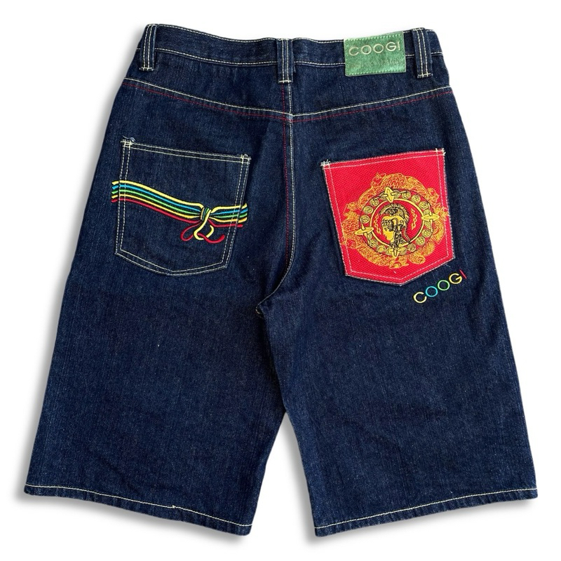 COOGI JORTS HIP HOP AUSTRALIAN AUTHENTIC VINTAGE - BAGGY JORTS - COOGI PANTS - FUBU ECKO JNCO