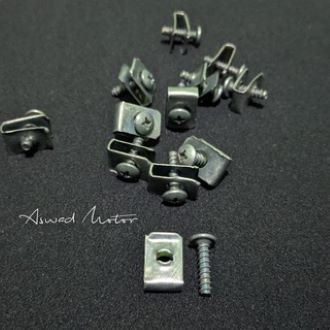 10pcs Baut Body Honda matic Beat dll / Baut Kleman Body Yamaha / Baut Klip Yamaha / Baut Body Klip B